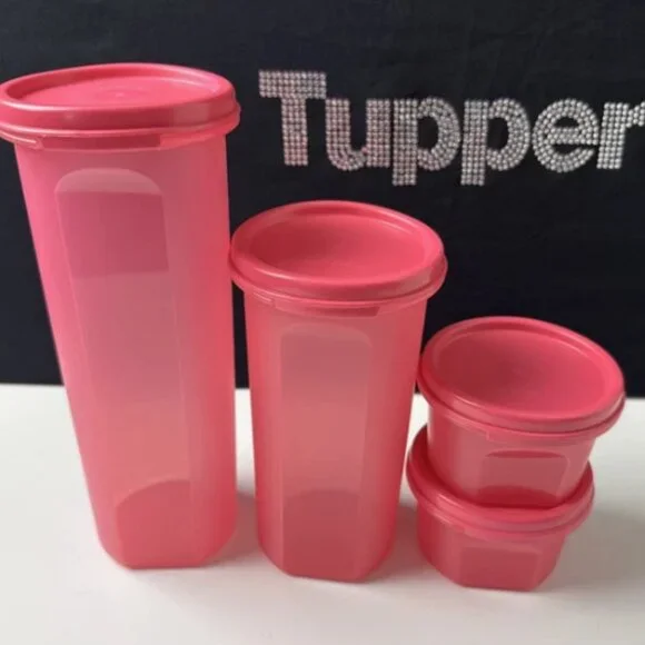 Tupperware Pink Modular Mates Rounds - BNIP! - Picture 2 of 4